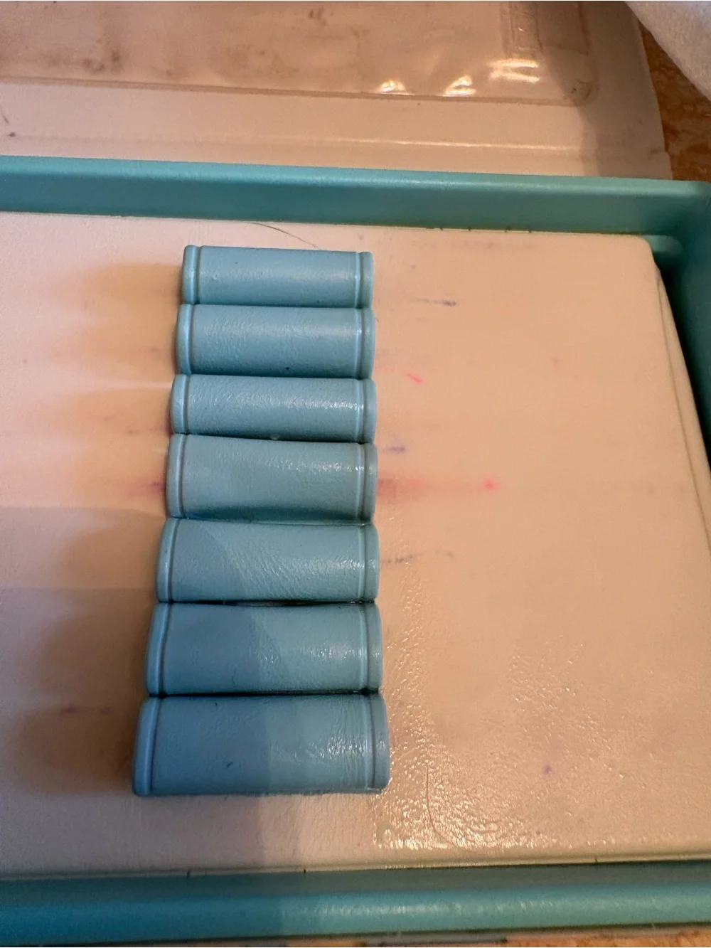 1976 Sanrio Little Twin Stars Blue Pink Pastel Pencil Case